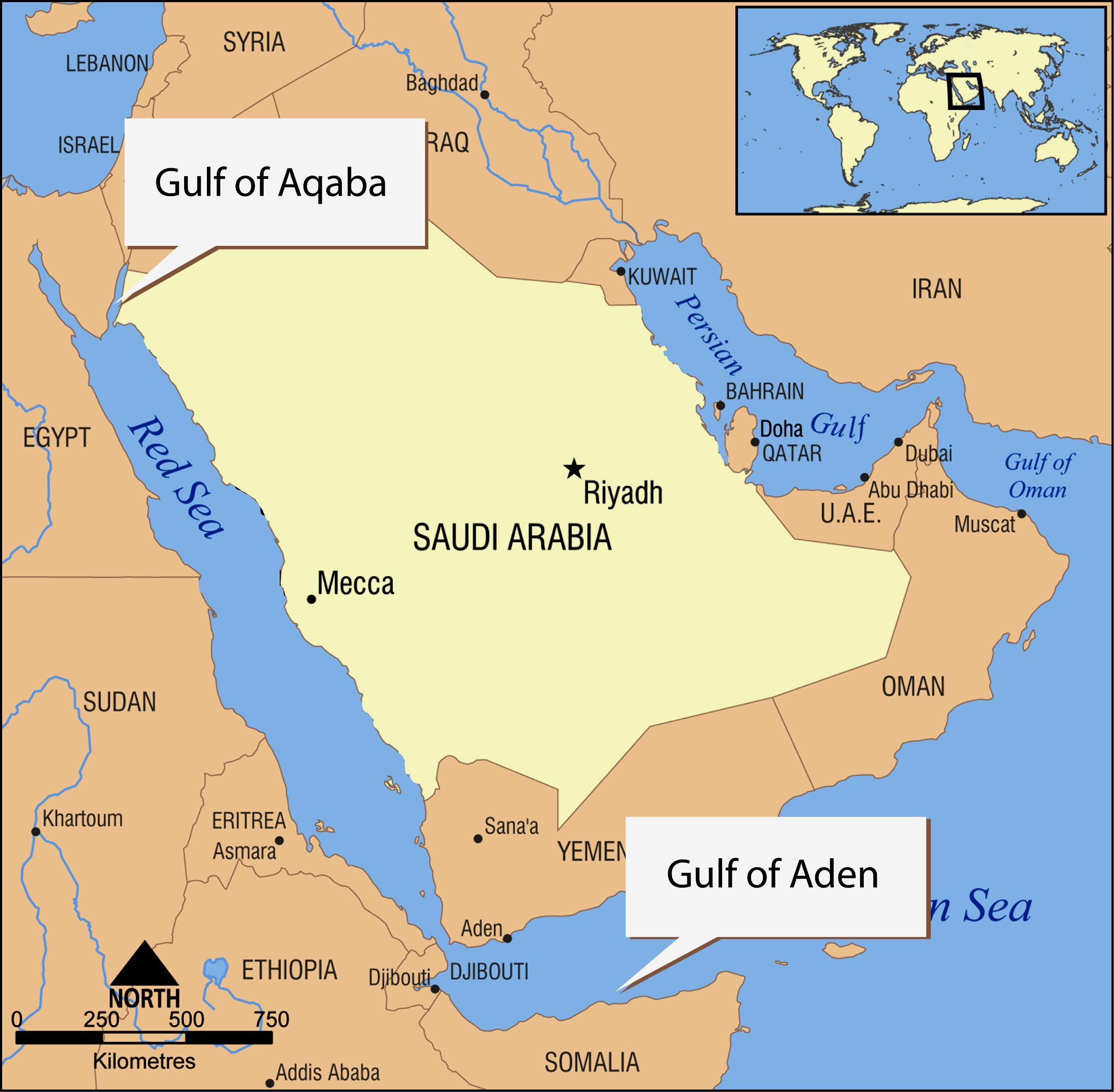 south arabia map