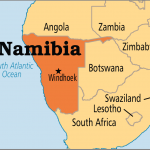 namibia map