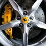 The Wheel Of A Ferrari