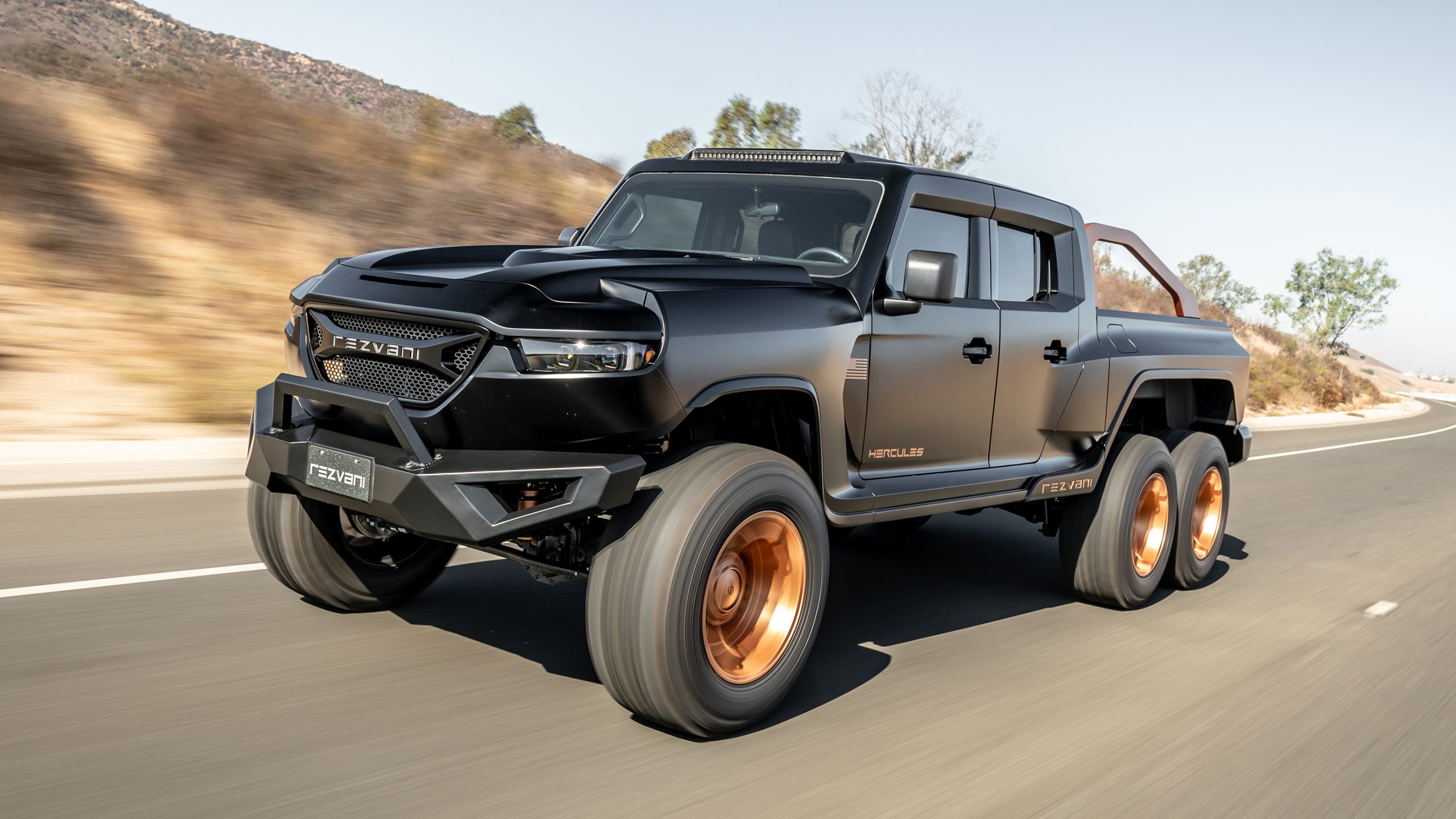 Rezvani Motors 6x6 Supertruck gaining recognition from popular YouTube influencers.